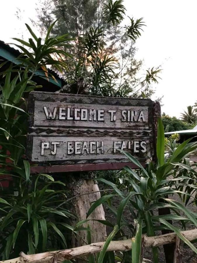 Sina Pj Beach Fales And Surf Hotel Apia Exterior photo